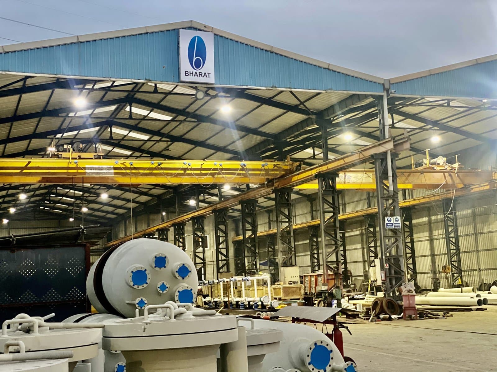 Bharat Tanks & Vessels manufacturing facility