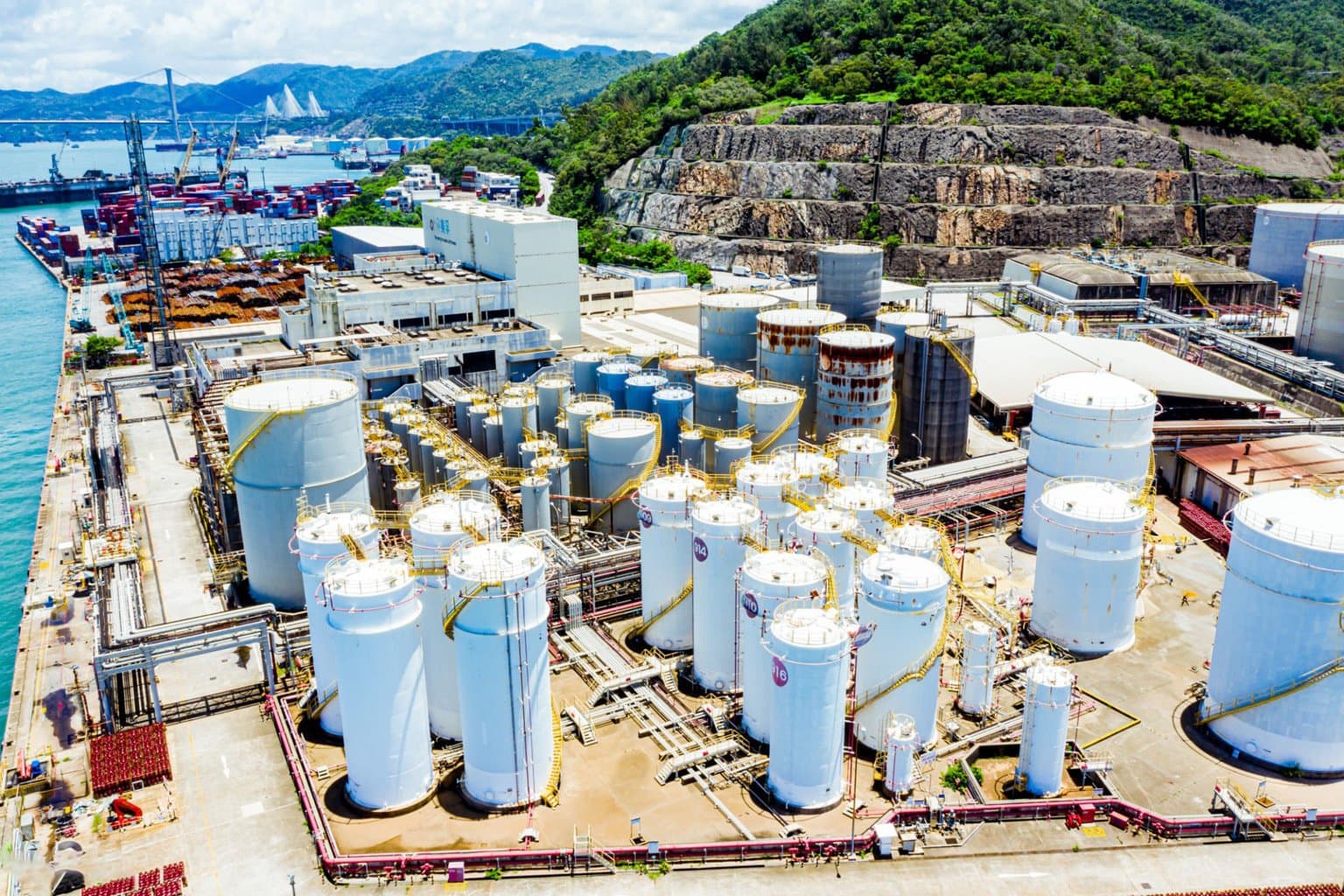 Chemical and specialty gas processing infrastructure